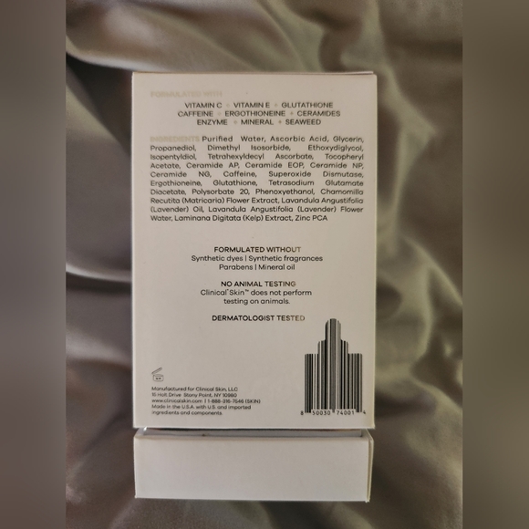 ✨️CLINICAL+SKIN ✨️Vitamin C Pro-Collagen Serum 20%L-ASCORBIC ACID 30ML NWT - Picture 3 of 4